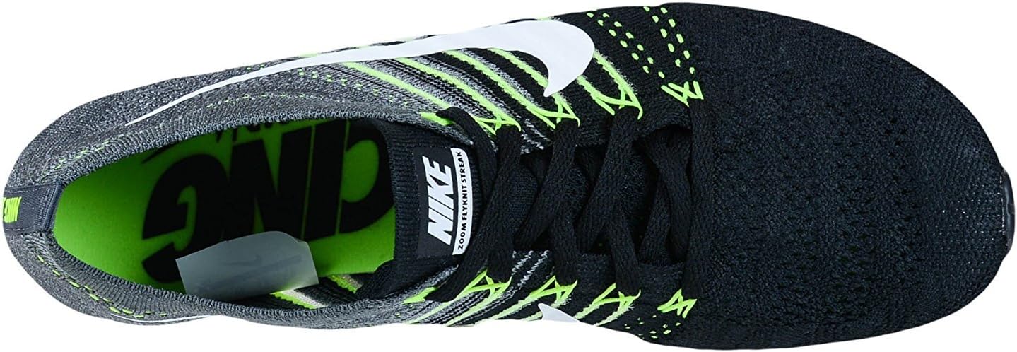 Amazon | Nike Flyknit Streak ランニングシューズ ブラック